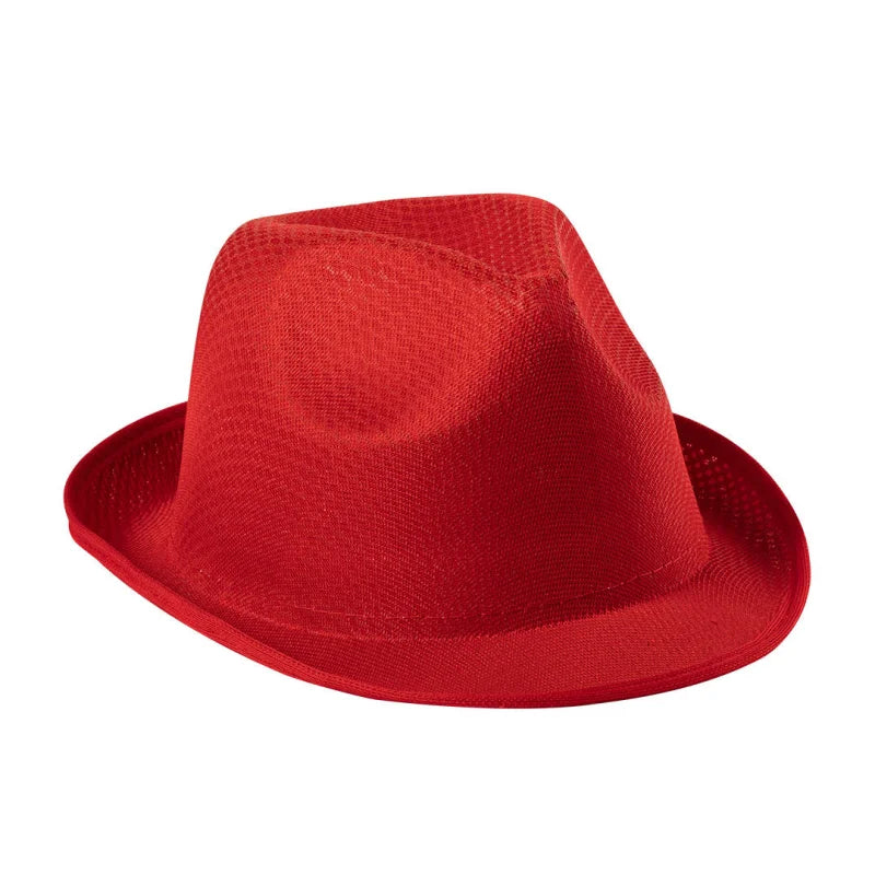 Chapeau En Polyester Avec Ruban Intérieur Doux Et Pratique Braz Rouge Chapeaux