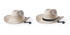 Chapeau Texan De En Matière Synthétique Avec Ruban Intérieur Confortable Assorti Texas Chapeaux