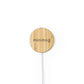 Chargeur magnétique sans fil de 10w en bambou avec logo