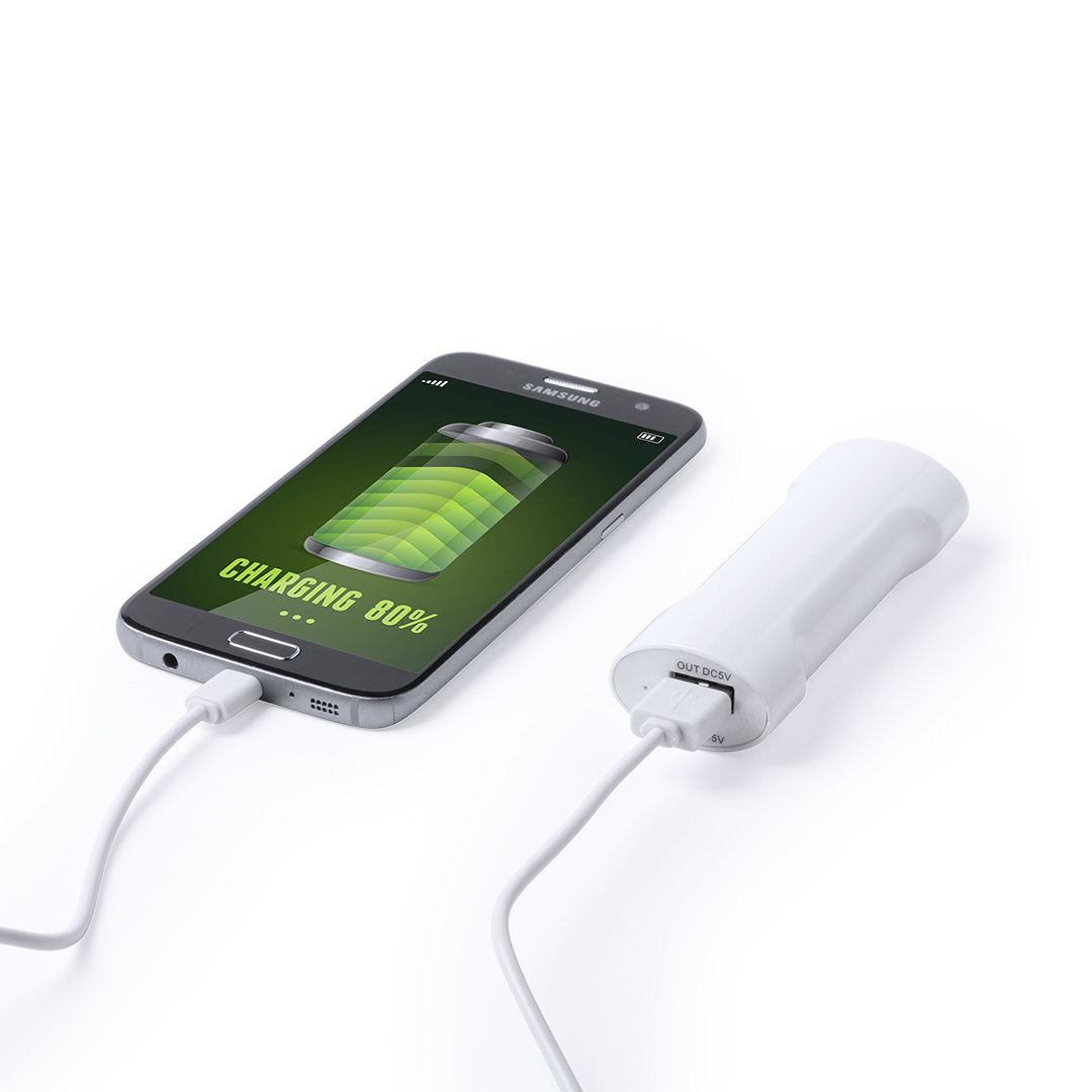 Chargeur Power Bank sans fil 5w 2200 mAh avec entrée micro usb et sortie usb ZENON