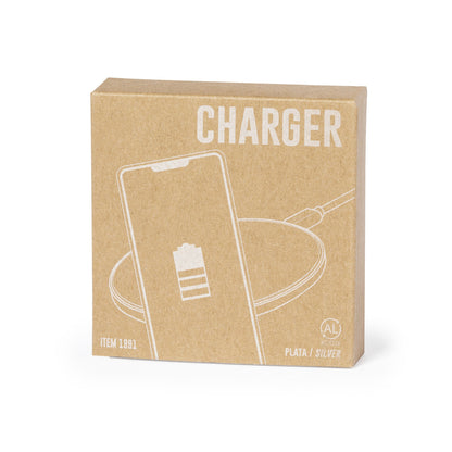Chargeur sans fil 15w, aluminium recyclé GOLOP étui carton