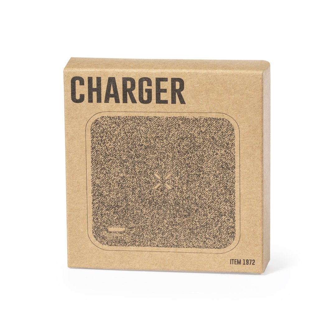 Packaging de chargeur sans fil 15w avec design rectangulaire