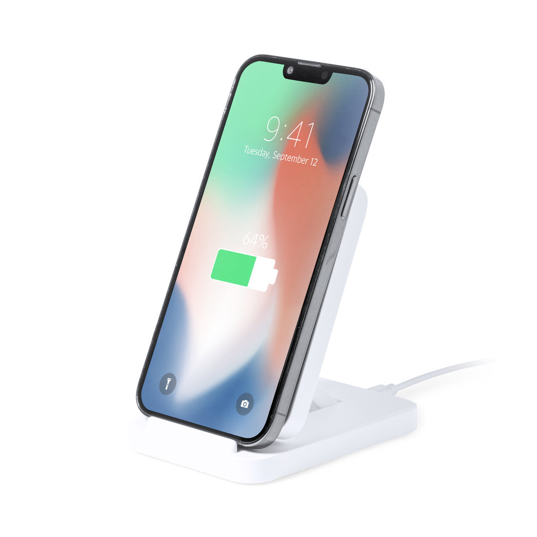 Chargeur pliable compatible avec les appareils équipés de la technologie de charge sans fil Qi