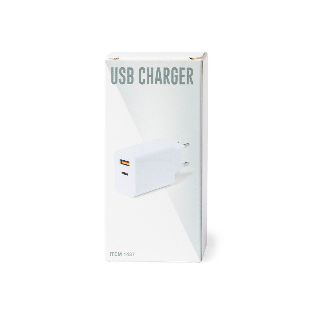 Chargeur usb à charge rapide GOLEM étui carton