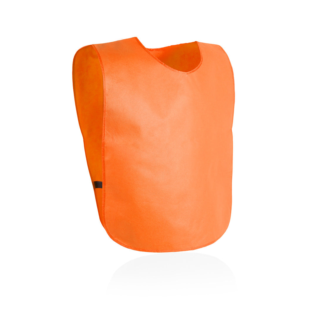 Chasuble de sport pour adultes en non tissé résistant CAMBEX orange