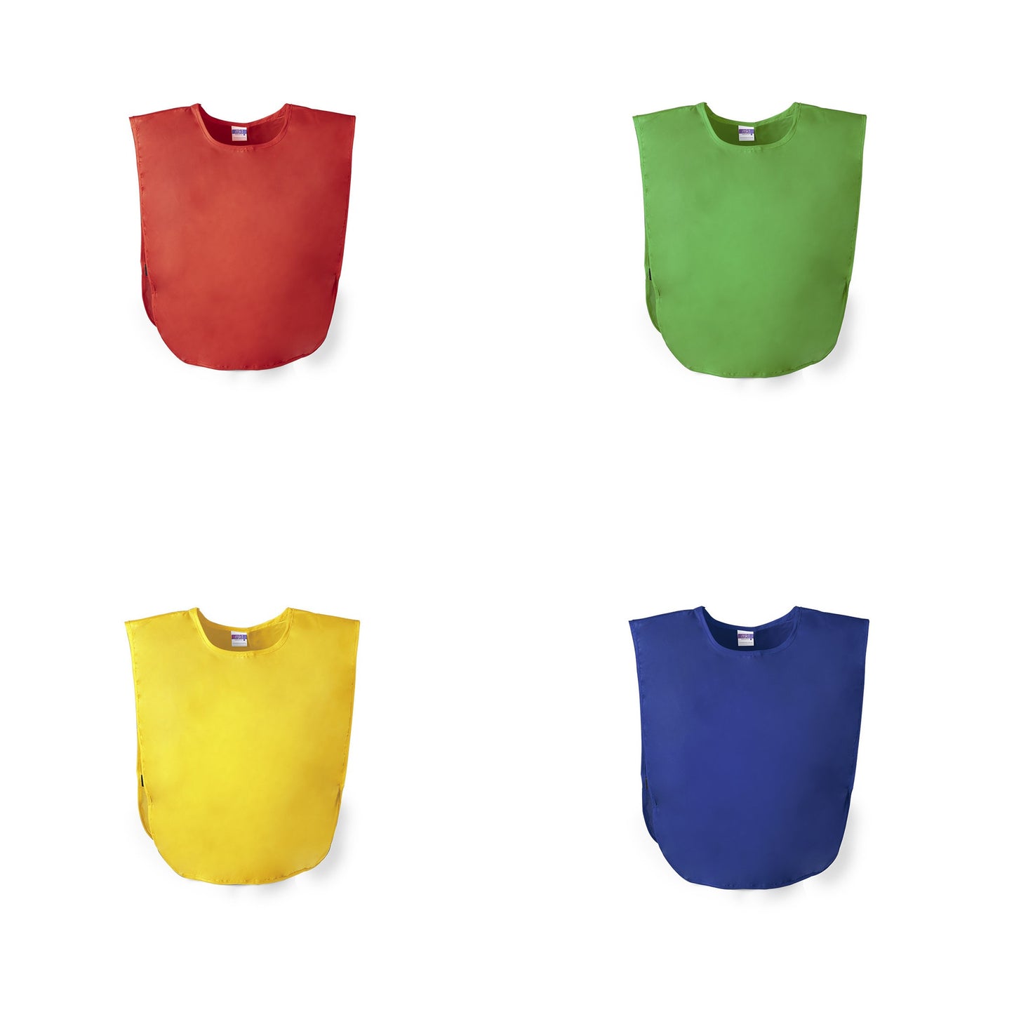 Chasuble enfant sportif réversible 100% polyester biais élastiqués- 2  tailles - 4 coloris