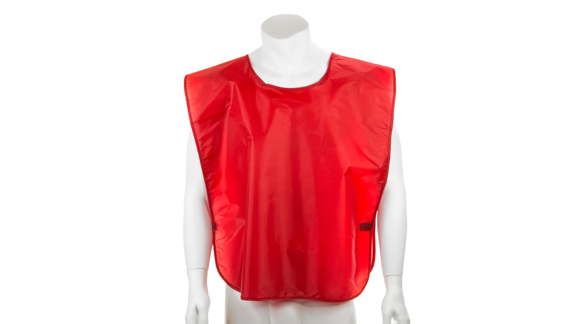 Chasuble sportif en polyester doux et résistant 190 T SPORTER rouge