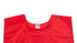 Chasuble sportif en polyester doux et résistant souple rouge