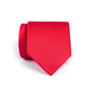 Cravate en polyester doux satiné SERQ rouge