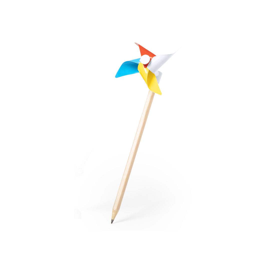 Crayon avec eolienne multicolore ZHILIAN personnalisable logo entreprise