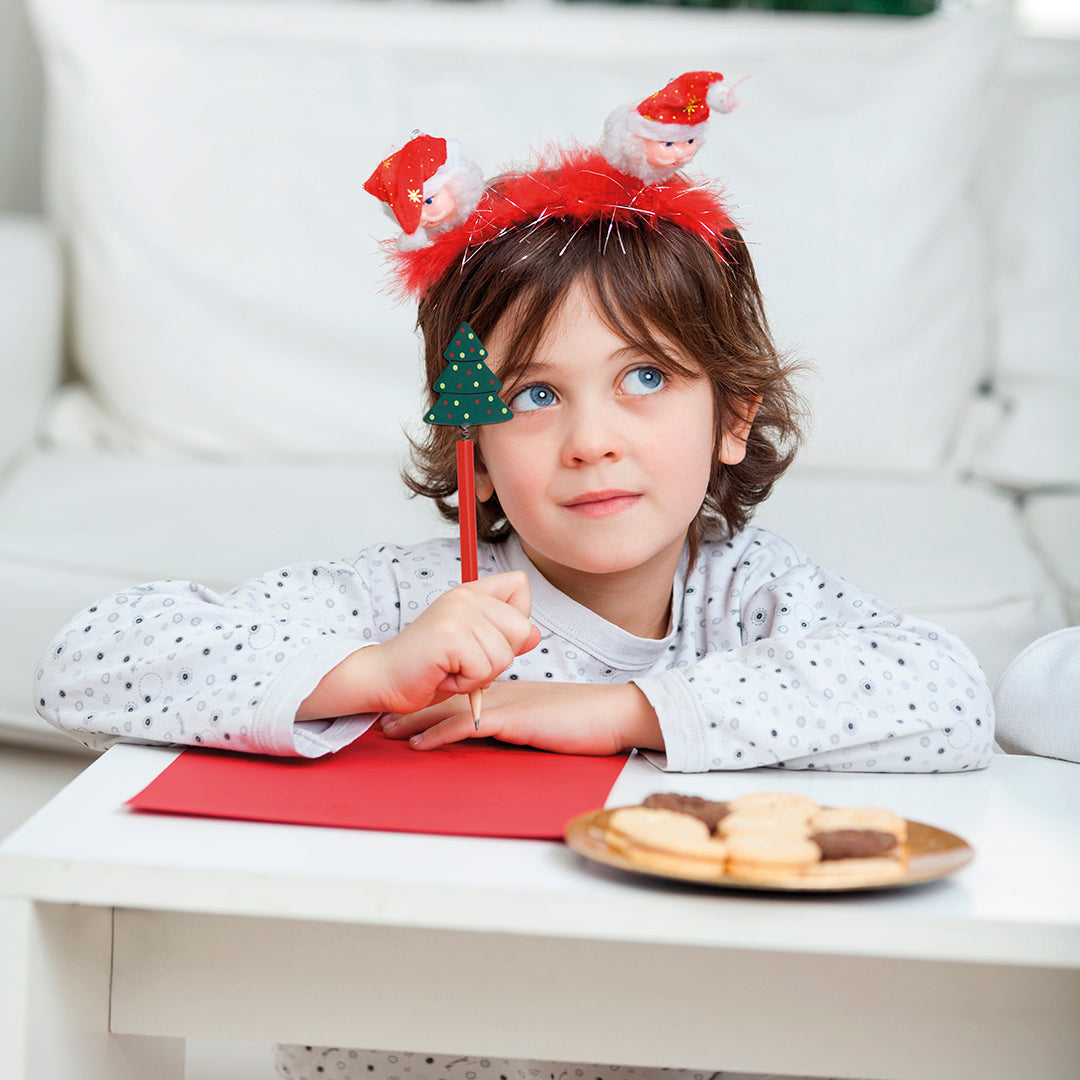 Crayon en bois avec un motif de Noël LIREX