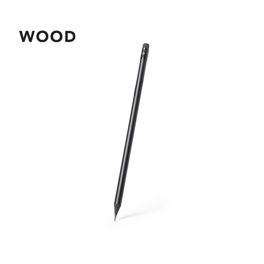 crayon en bois naturel noir