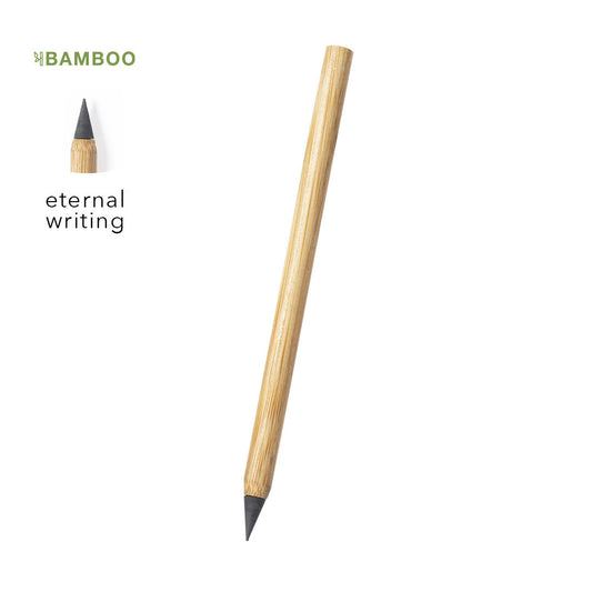 Crayon éternel durable de la ligne Nature, fabriqué en bambou pour promouvoir la durabilité personnalisable logo entreprise