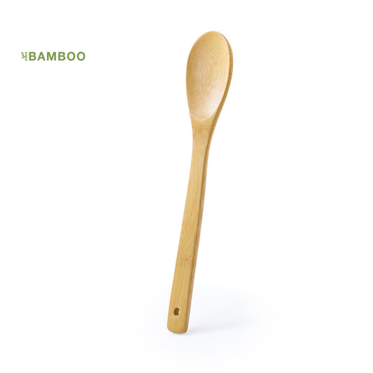 Cuillère de cuisine en bambou SELMA personnalisable logo entreprise
