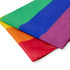 Accessoire de fierté : Drapeau arc-en-ciel en polyester 170D avec bandes de fixation