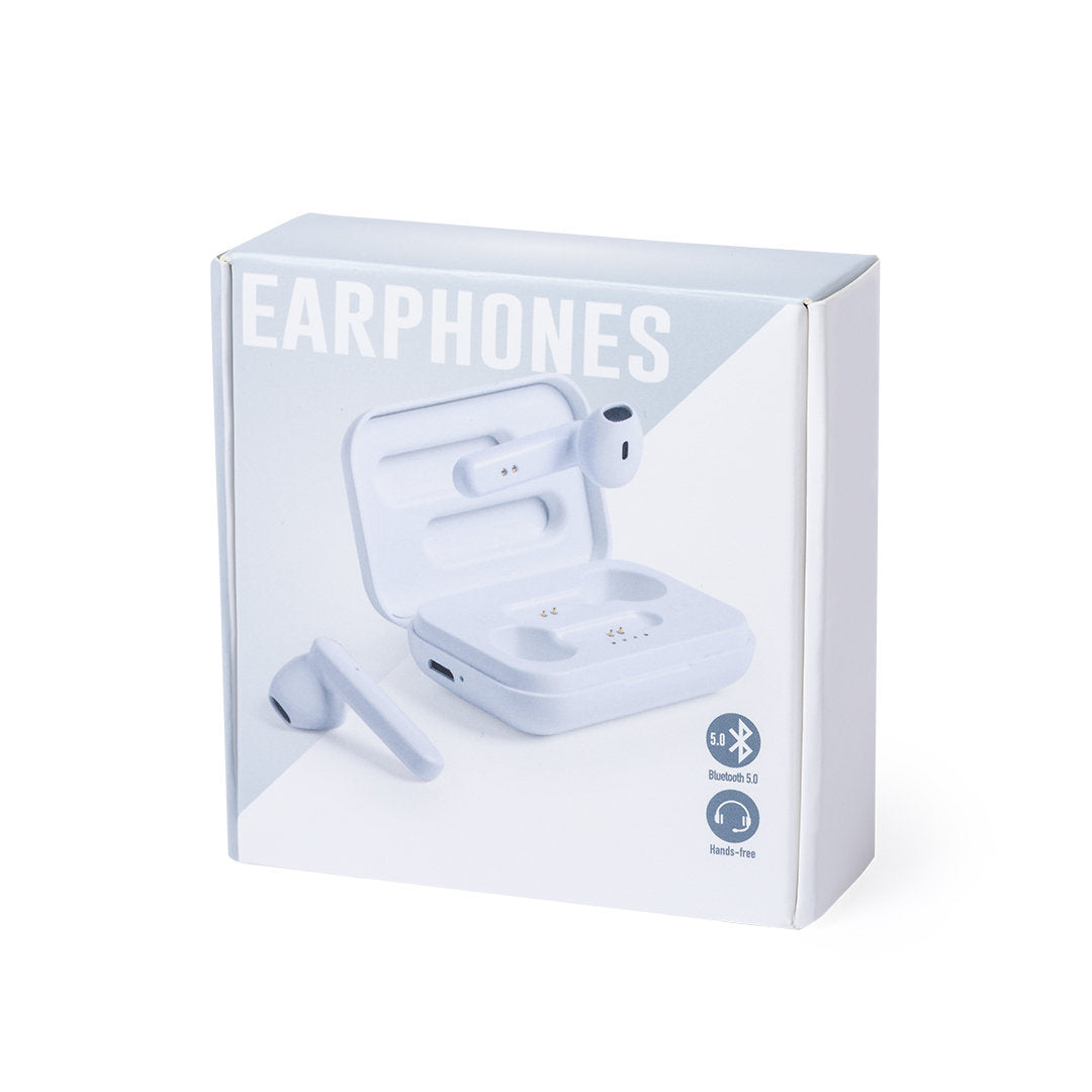 Écouteurs intra-aural bluetooth 5.0 avec poste de charge 400 mAh PROTEX étui carton