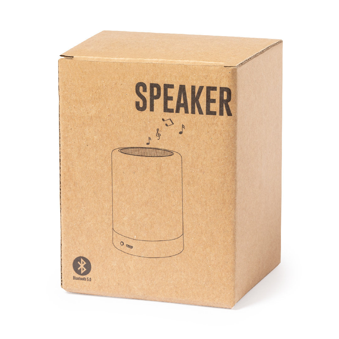 Enceinte Bluetooth 1200 mAh en bambou NALOW étui carton