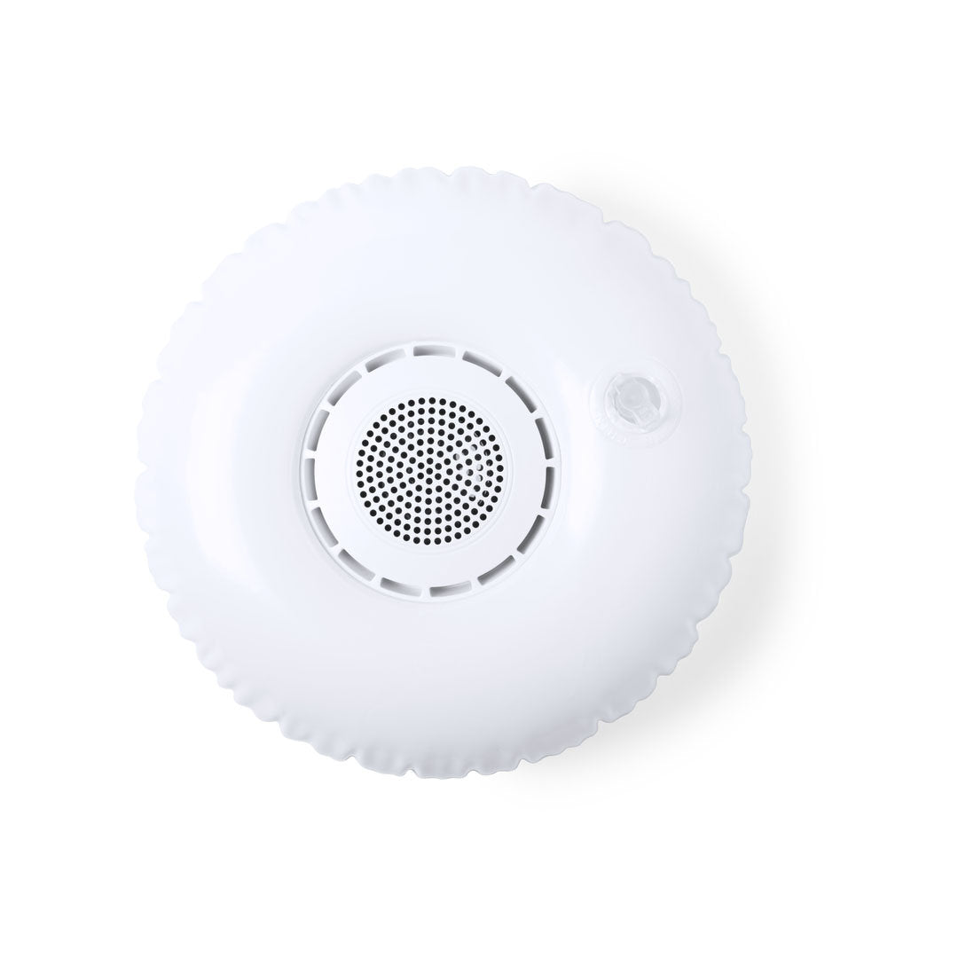 Enceinte Bluetooth® 5.0, résistant à l'eau puissance 3W, intégré dans son coussin gonflable flottant en PVC HACLIX