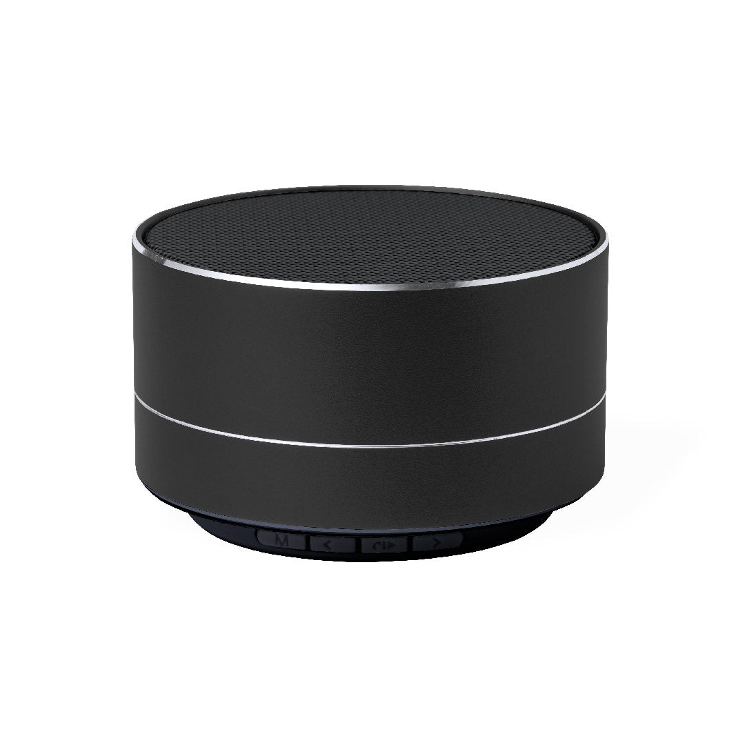 Enceinte puissance sonore 3w, batterie 450 mAh en aluminium recyclé SKIND noir