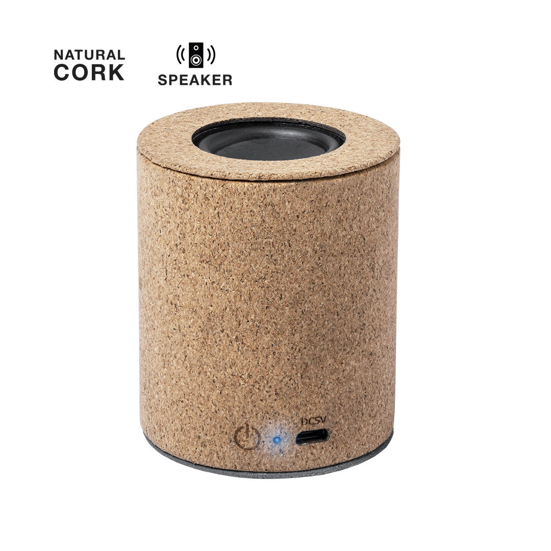 Haut-parleur Bluetooth® 5.0 éco-conçu en liège pour une expérience d'écoute respectueuse de l'environnement