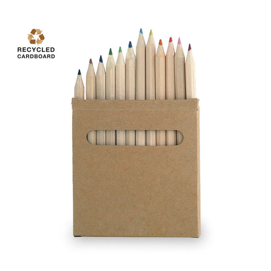 Ensemble de 12 crayons BOYS personnalisable logo entreprise