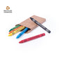Ensemble de 6 crayons de cire PICHI personnalisable logo entreprise