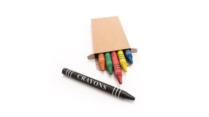 Ensemble de 6 crayons de cire PICHI dans une boite en carton