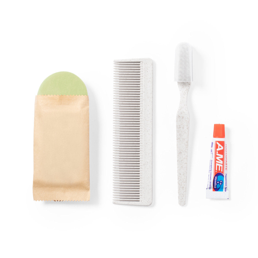 ensemble de 4 accessoires pour la toilette