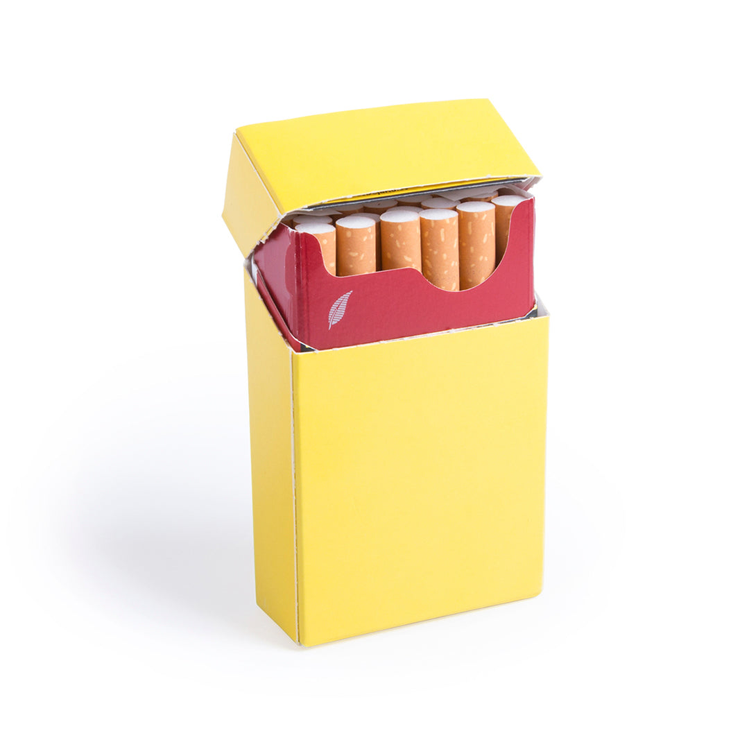 "Support pour cigarettes en carton."