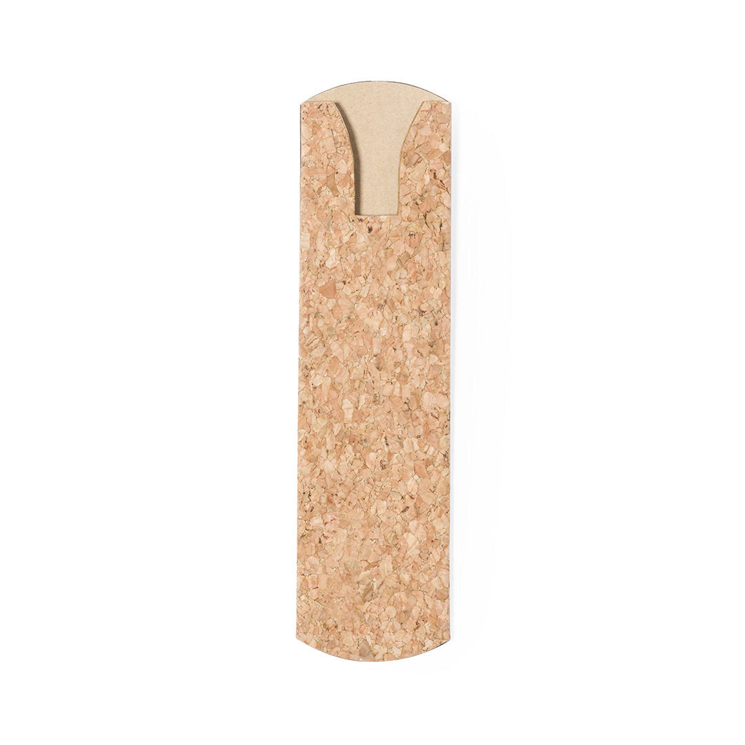 Etui à stylo en liège naturel BRUNIA