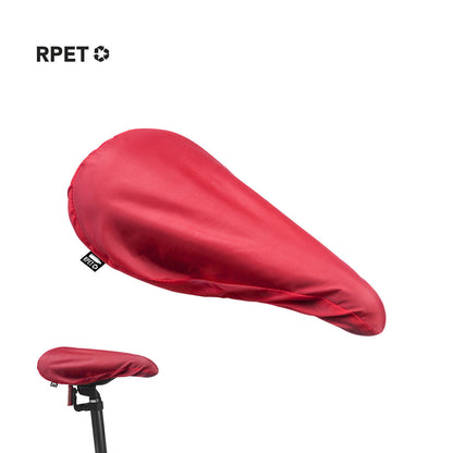 Couvre-selle de vélo en RPET 190T, ajustable à toutes les selles personnalisable logo entreprise