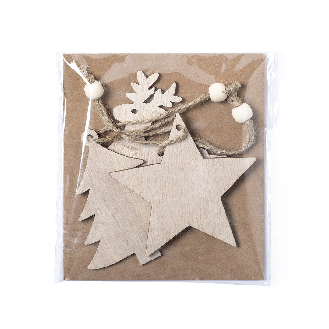 Figurines de Noël en bois au toucher doux TILMEX