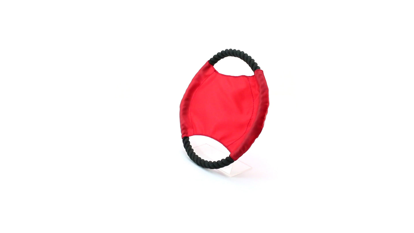 Frisbee pour animaux avec corde résistante en coton FLYBIT