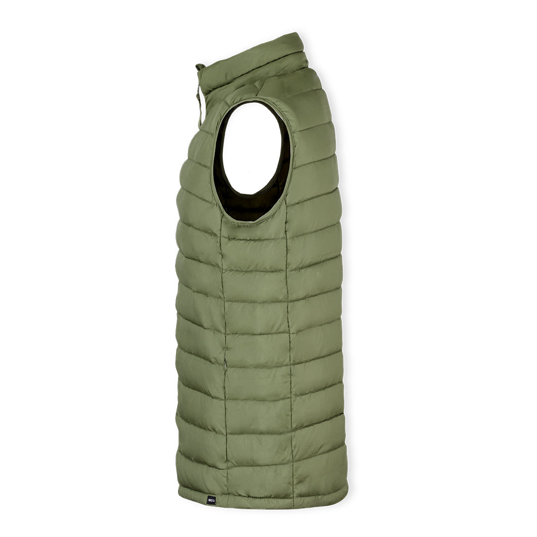 Gilet unisexe en matériau chaud et doux 100% polyester RPET ROSTOL