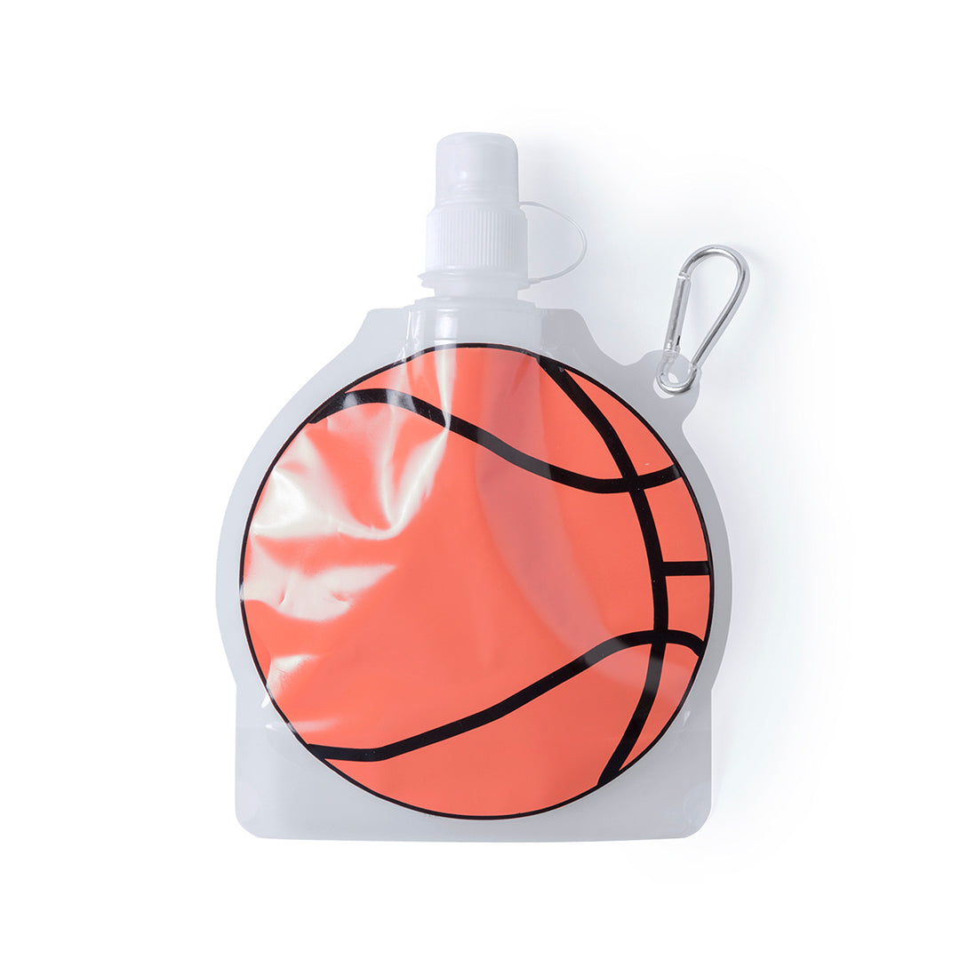 Gourde souple de 480 ml en pet MATCH balle de basket