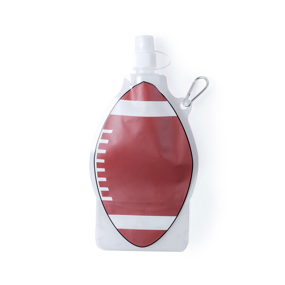 Gourde souple de 480 ml en pet MATCH balle de ruby