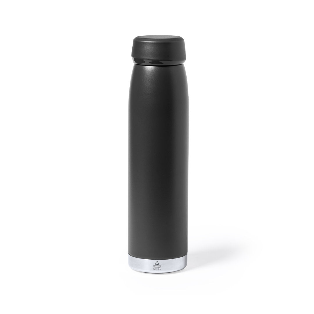 Gourdes thermos 380 ml acier inoxydable NIMAY noir