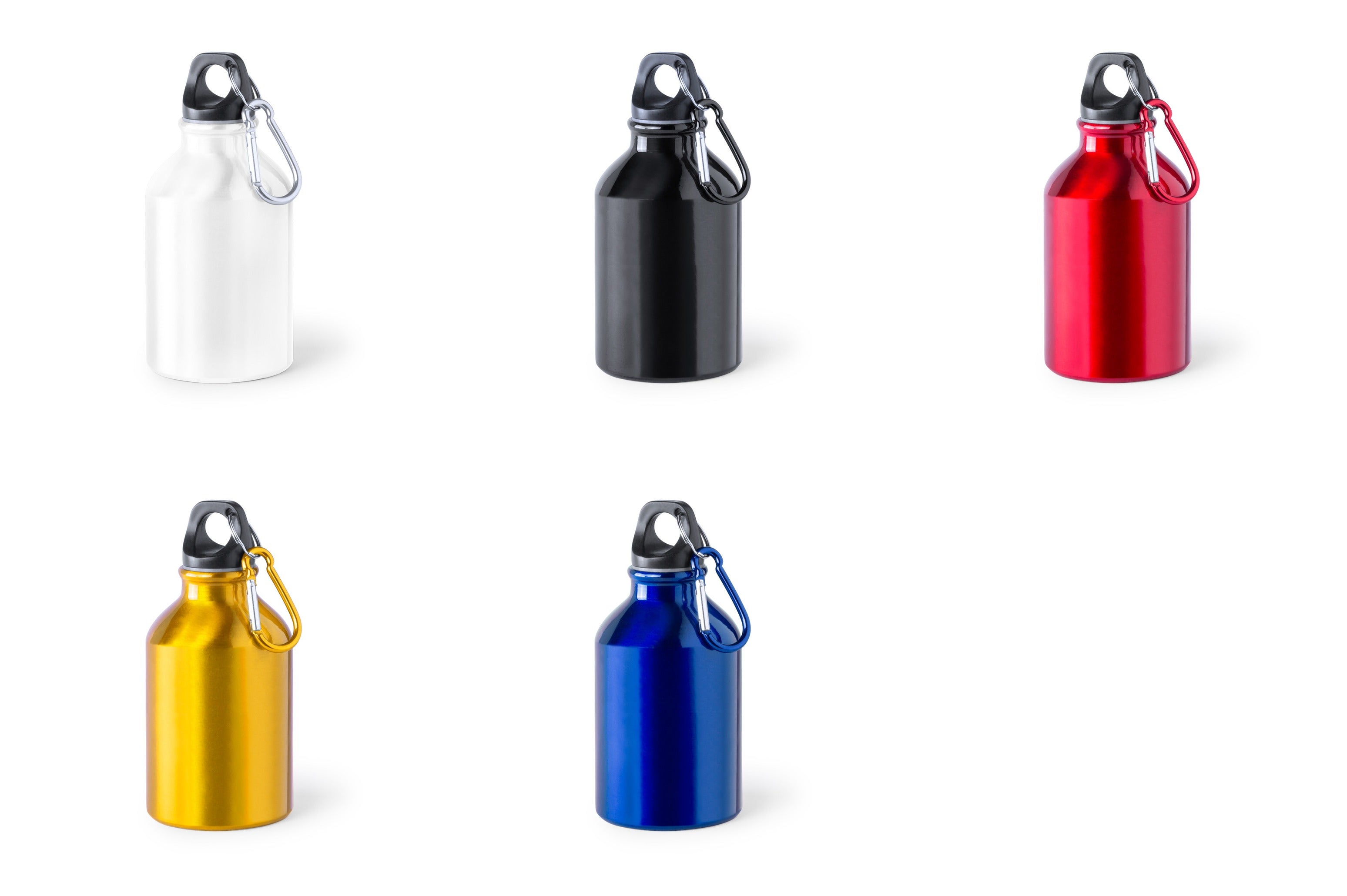 Gourde de 330ml avec corps en aluminium HENZO coloris multiples