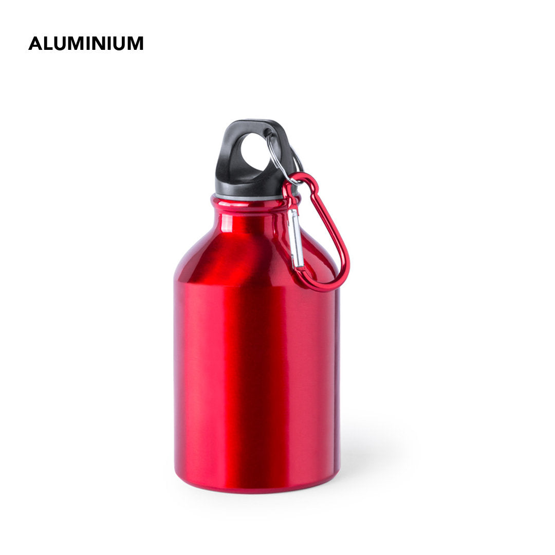 Gourde de 330ml avec corps en aluminium HENZO avec marquage logo