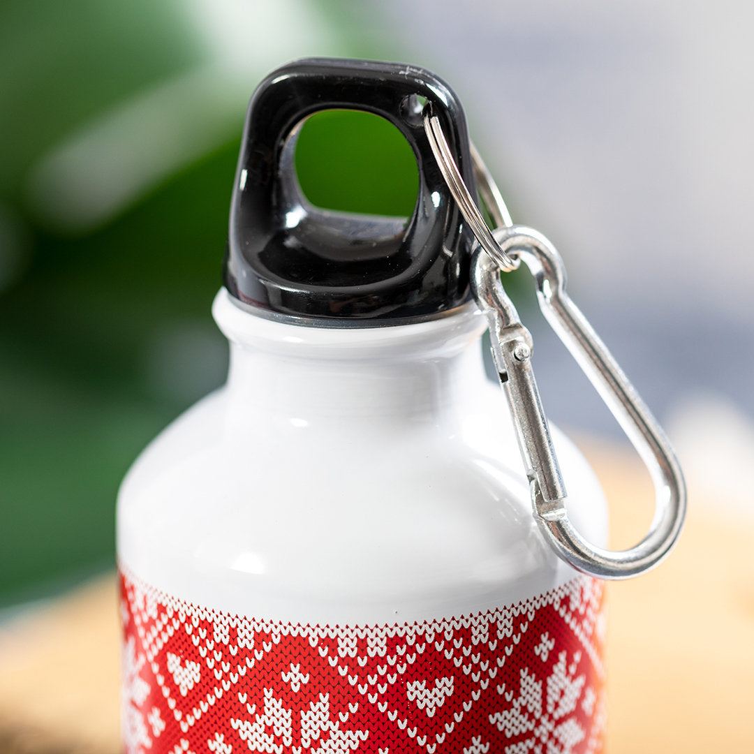 Gourde de 400 ml avec un corps de finition en aluminium RAVEN