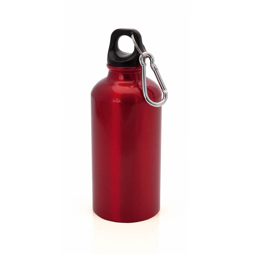 Gourde de 400ml en aluminium MENTO rouge