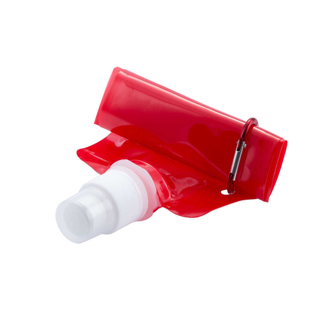 Gourde de 400 ml en pet BOXTER rouge