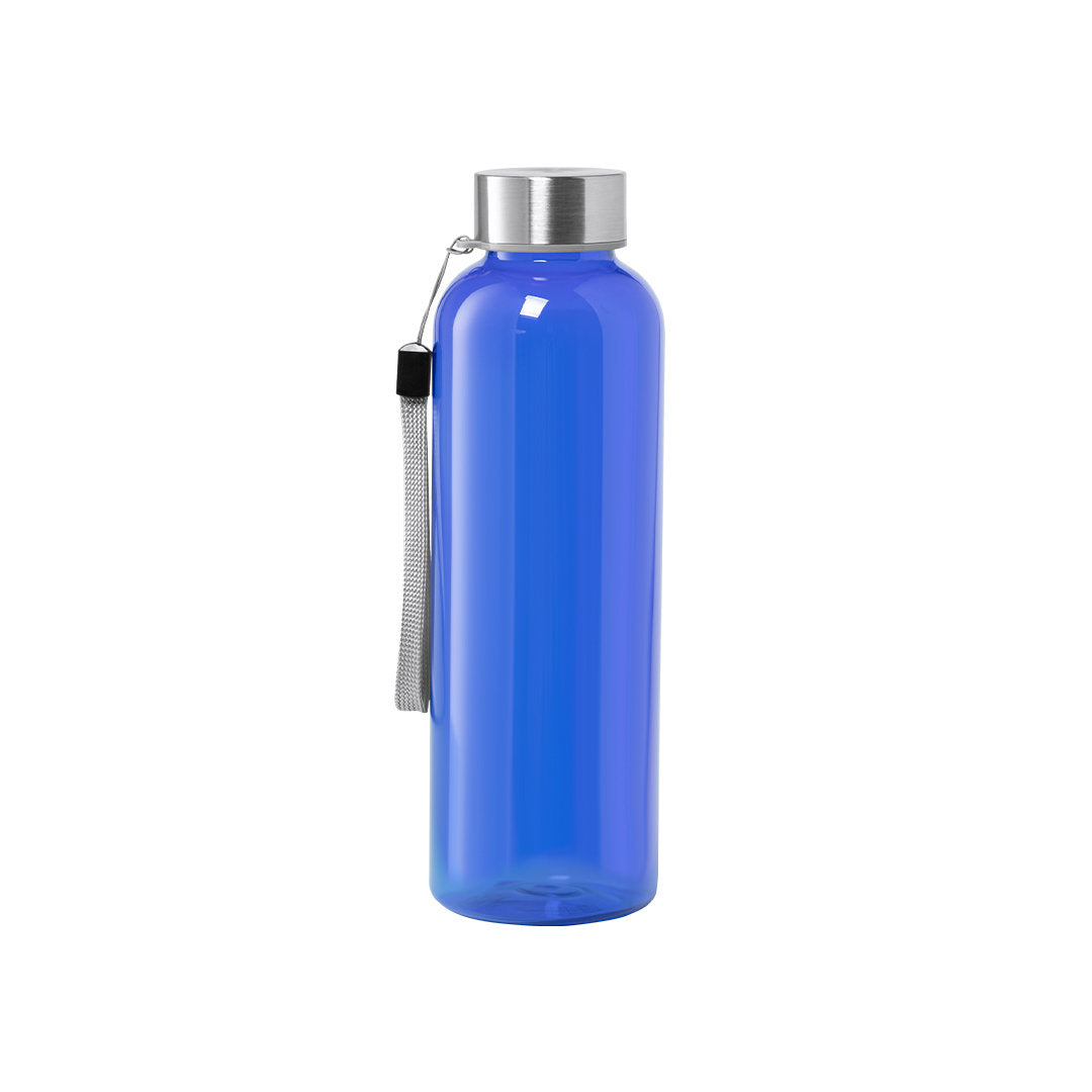 Gourde de 600ml en rpet et acier inoxydable sans bpa LECIT bleue