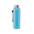 Gourde de 600ml en rpet et acier inoxydable sans bpa LECIT bleue claire personnalisable