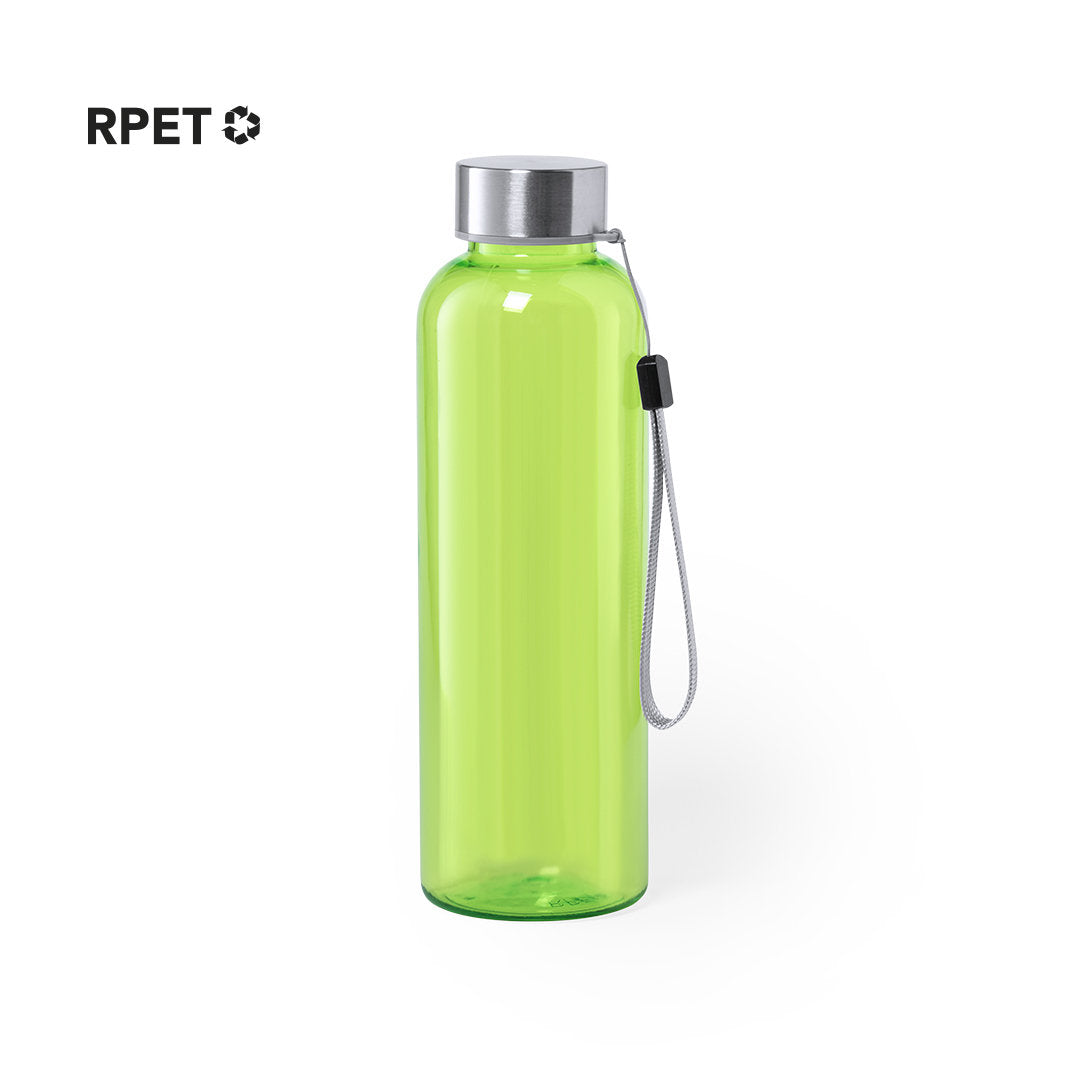 Gourde de 600ml en rpet et acier inoxydable sans bpa LECIT verte