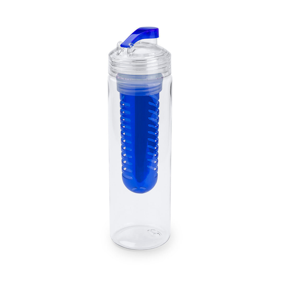 Gourde de 700 ml en tritan (en polyester thermoplastique résistant à la chaleur) KELIT bleue