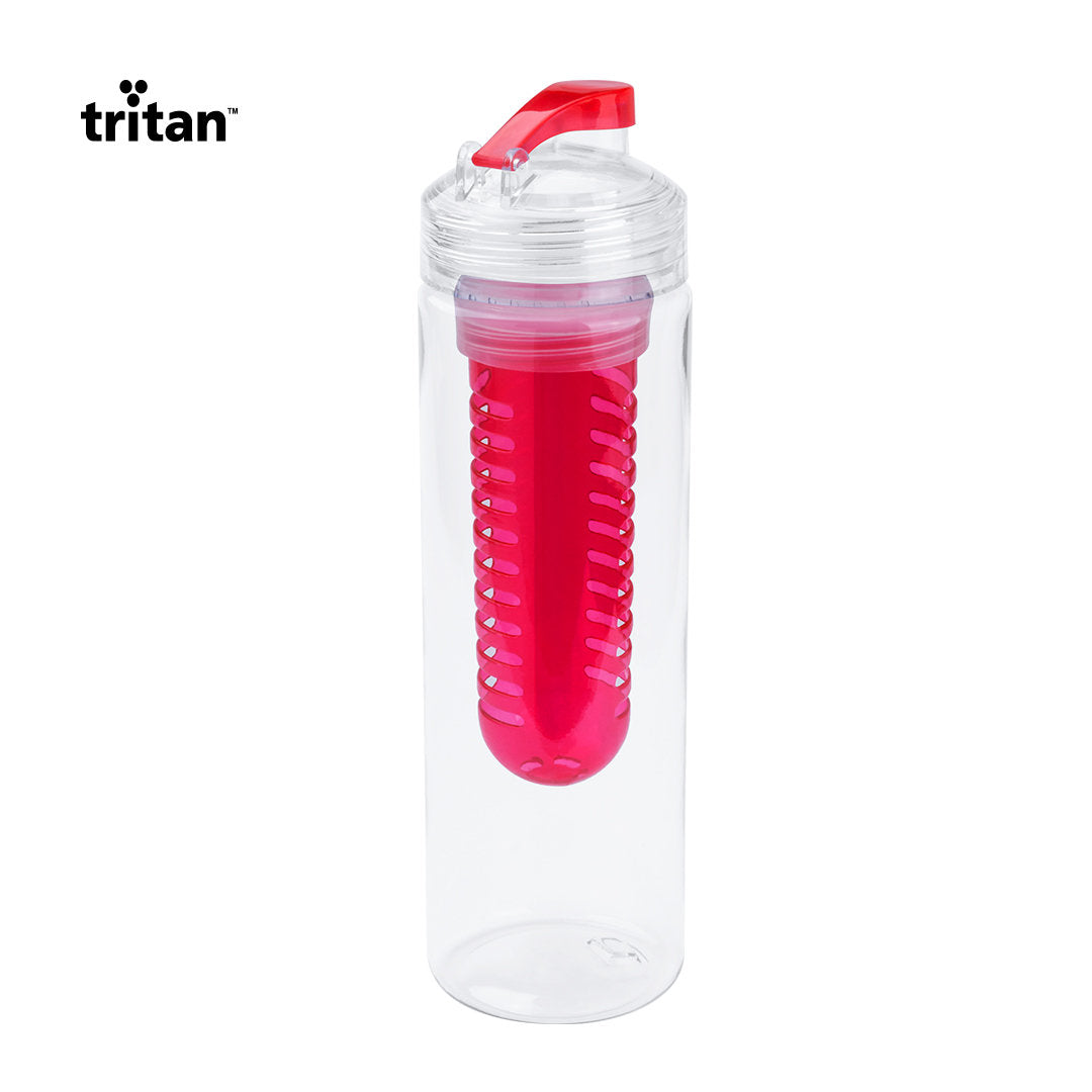 Gourde de 700 ml en tritan (en polyester thermoplastique résistant à la chaleur) KELIT rose