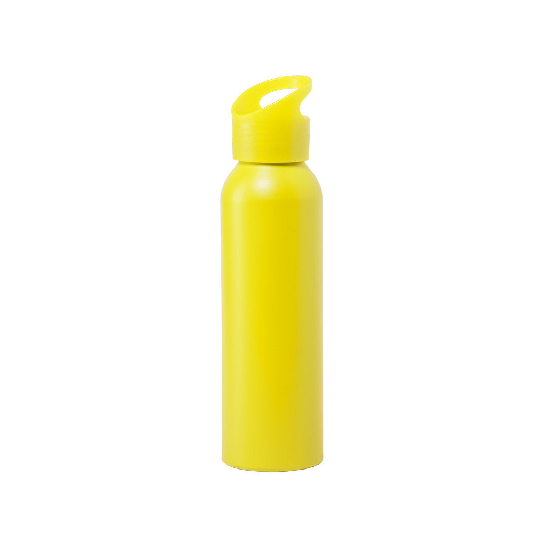 Gourde en aluminium 600ml sans bpa RUNTEX jaune