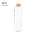 Gourde en verre et bambou 500ml sans bpa YONSOL