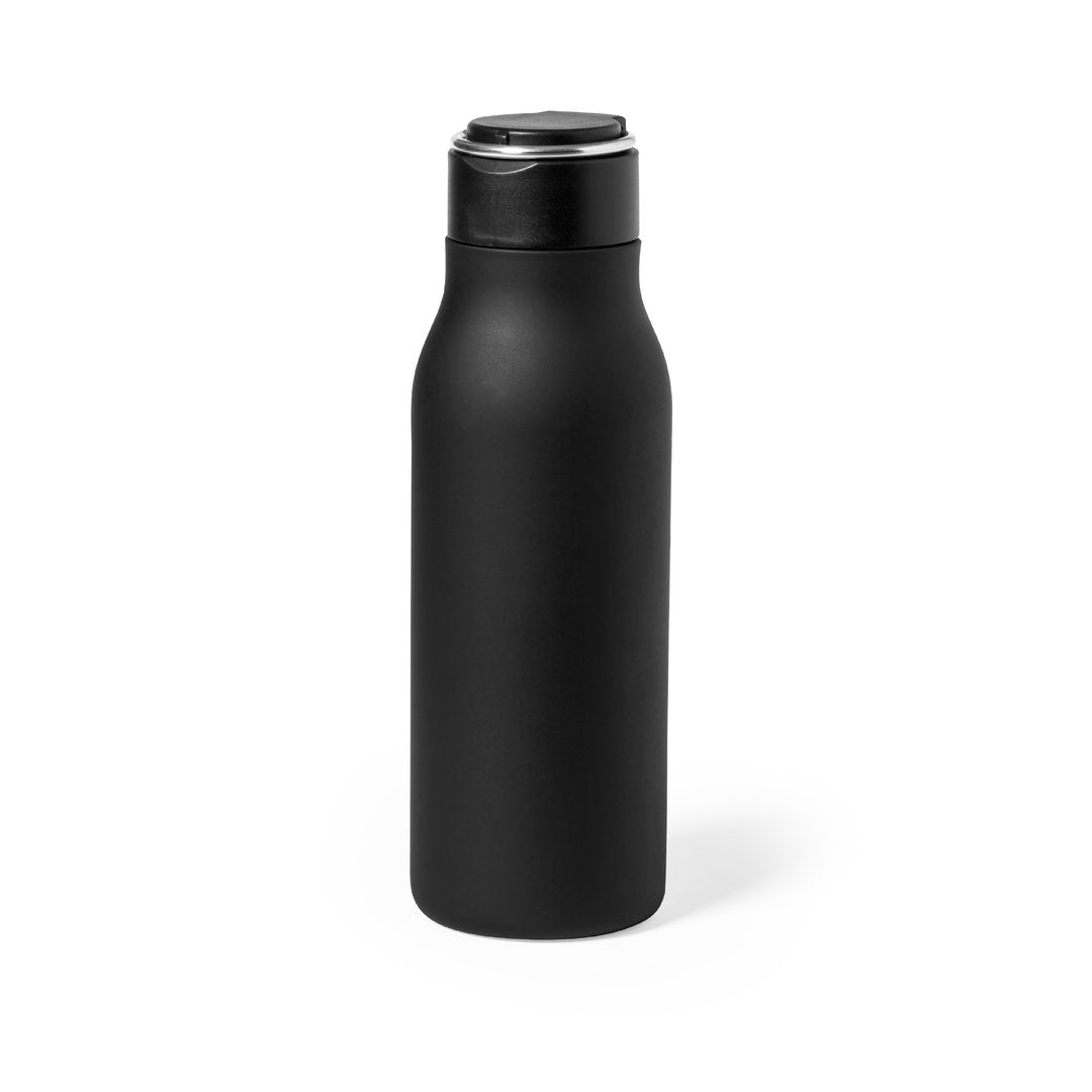 Gourdes 600 ml inoxydable sans BPA BUCKY noir